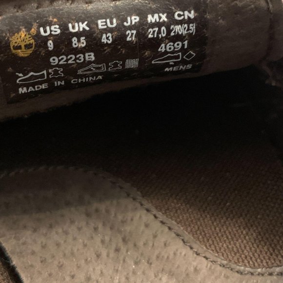 Timberland Brown Leather Ortholite Slip On Loafers - Picture 10 of 11